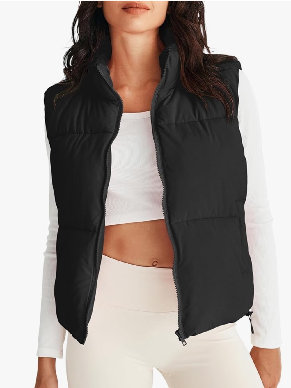Black Puffer Vest
